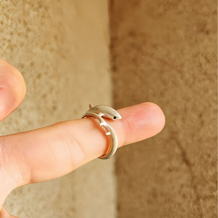 Ocean Animal Adjustable Open Ring