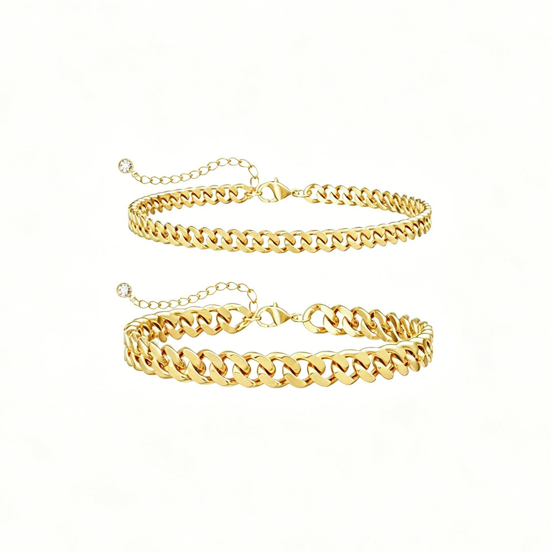 Double Layer Gold Anklet