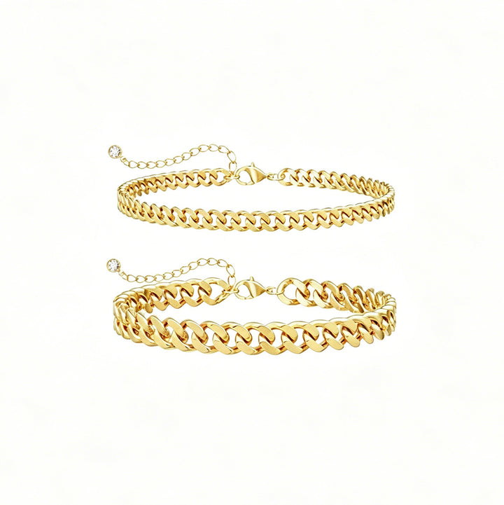 Double Layer Gold Anklet