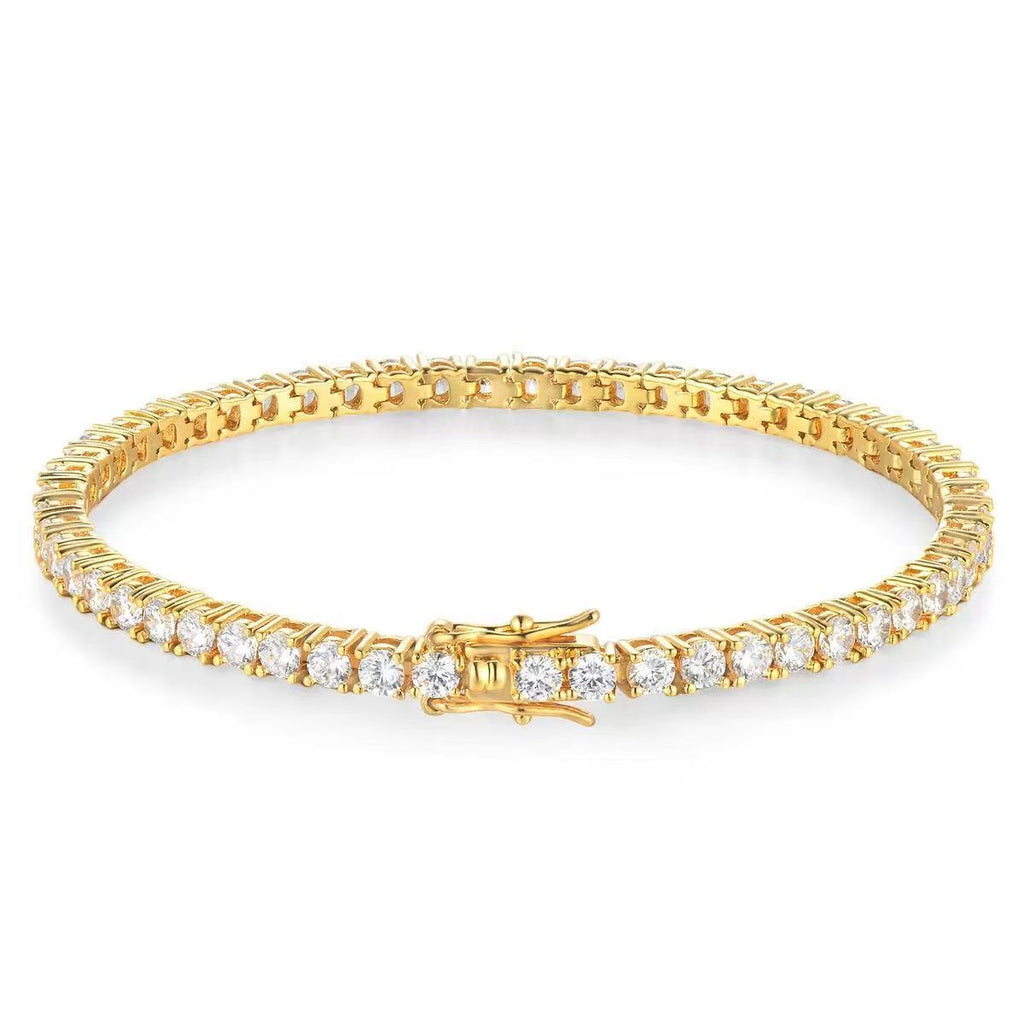 Heart-Shaped Tennis Bracelet