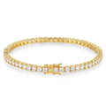 Heart-Shaped Tennis Bracelet