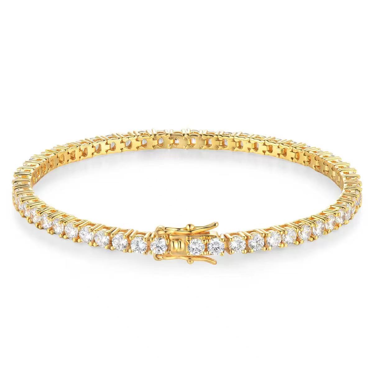 Heart-Shaped Tennis Bracelet