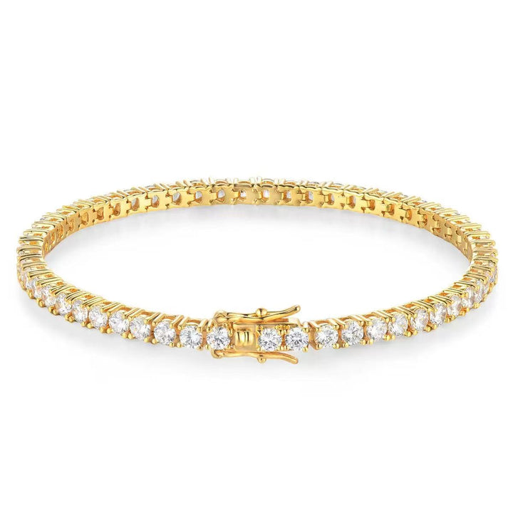 Heart-Shaped Tennis Bracelet