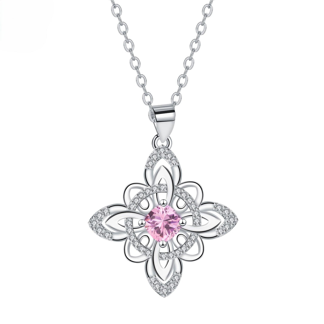 Celtic Birthstone Bloom Necklace