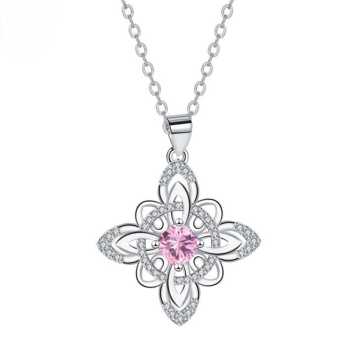 Celtic Birthstone Bloom Necklace