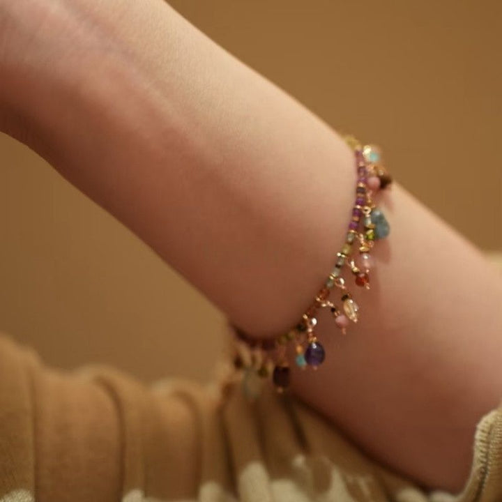 Color Charm Necklace / Bracelet Set Inspired Jewelry
