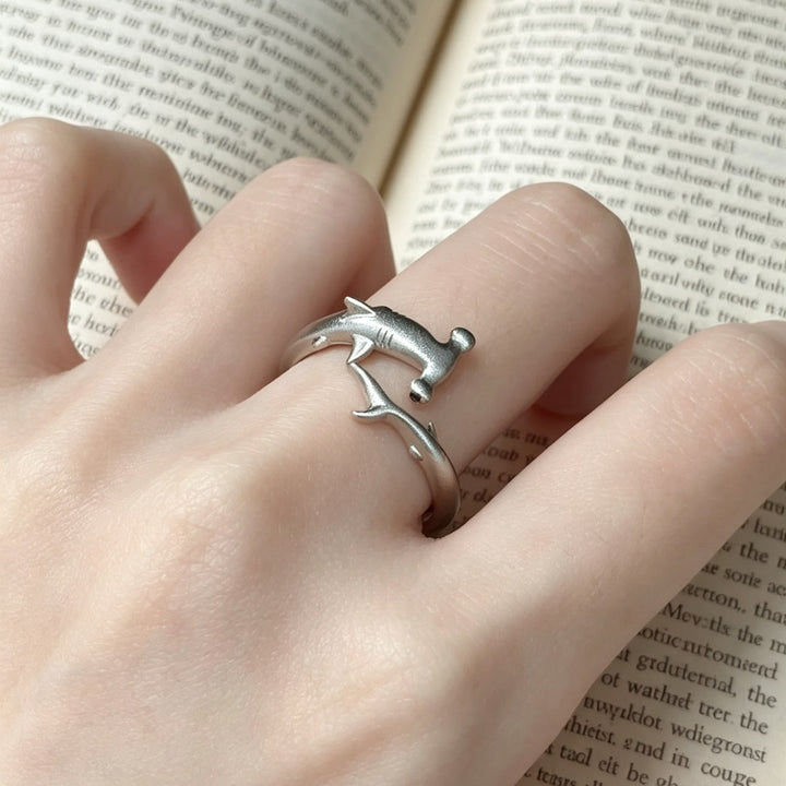 Ocean Animal Adjustable Open Ring