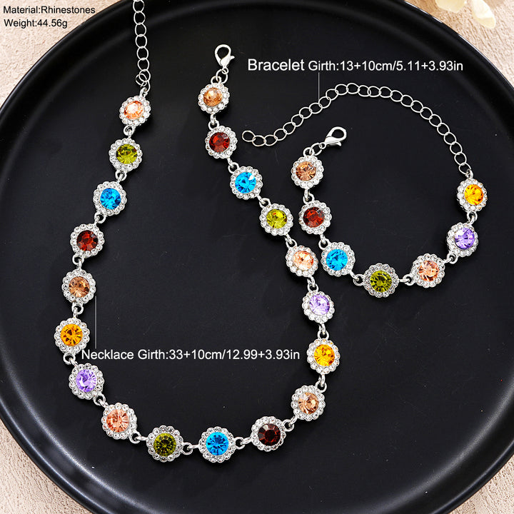 Spectrum Halo Jewelry Set