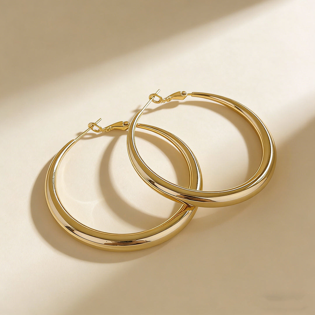 Minimal Gold Hoop Earrings