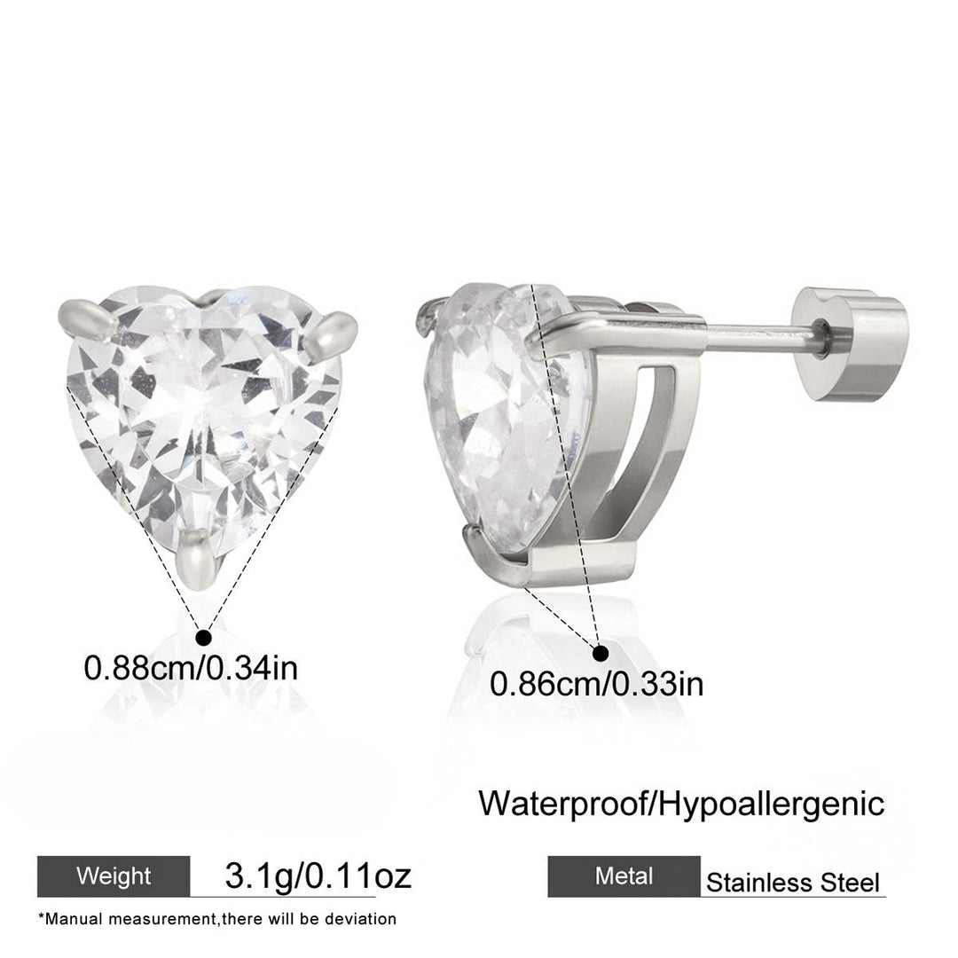 Lumière CZ Stud Earrings
