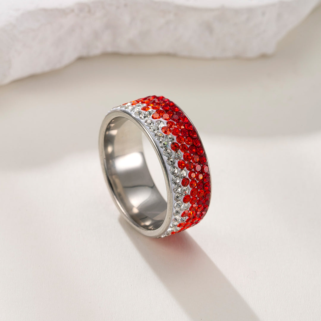 Sparkling Pavé Band Ring