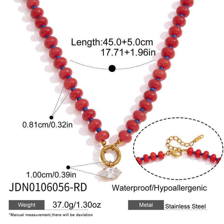 Beaded Charm Necklace