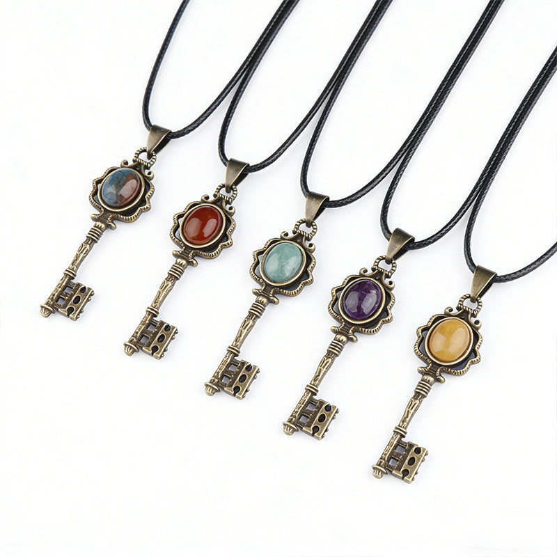 Vintage Key Pendant Necklace
