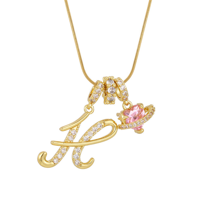 Personalized Letter Charm Necklace