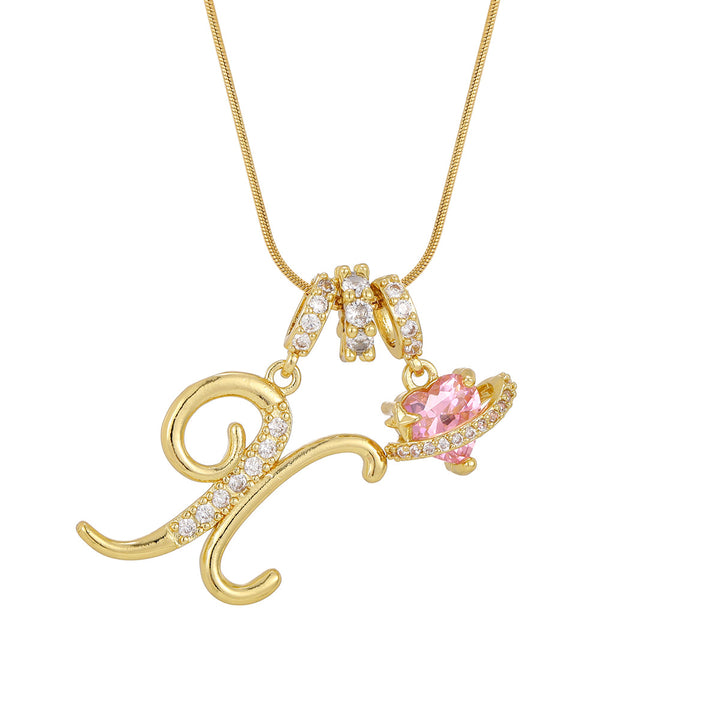 Personalized Letter Charm Necklace