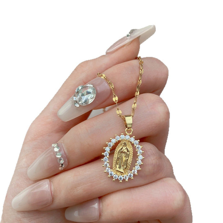 Sacred Halo Medal Necklace