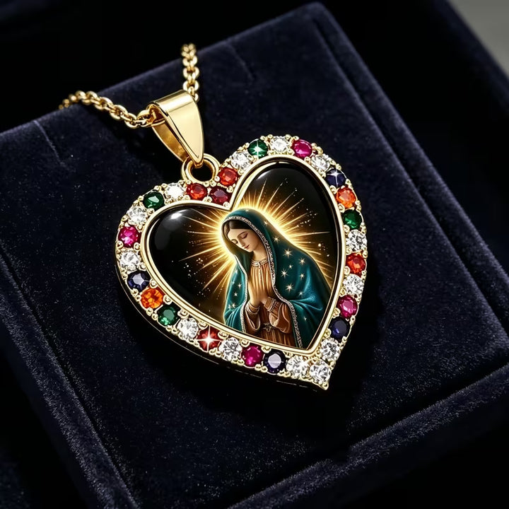 Sacred Heart Faith Pendant Necklace