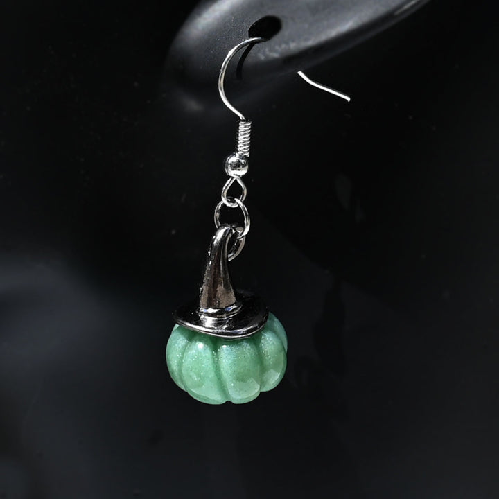 Halloween Pumpkin Drop Earrings