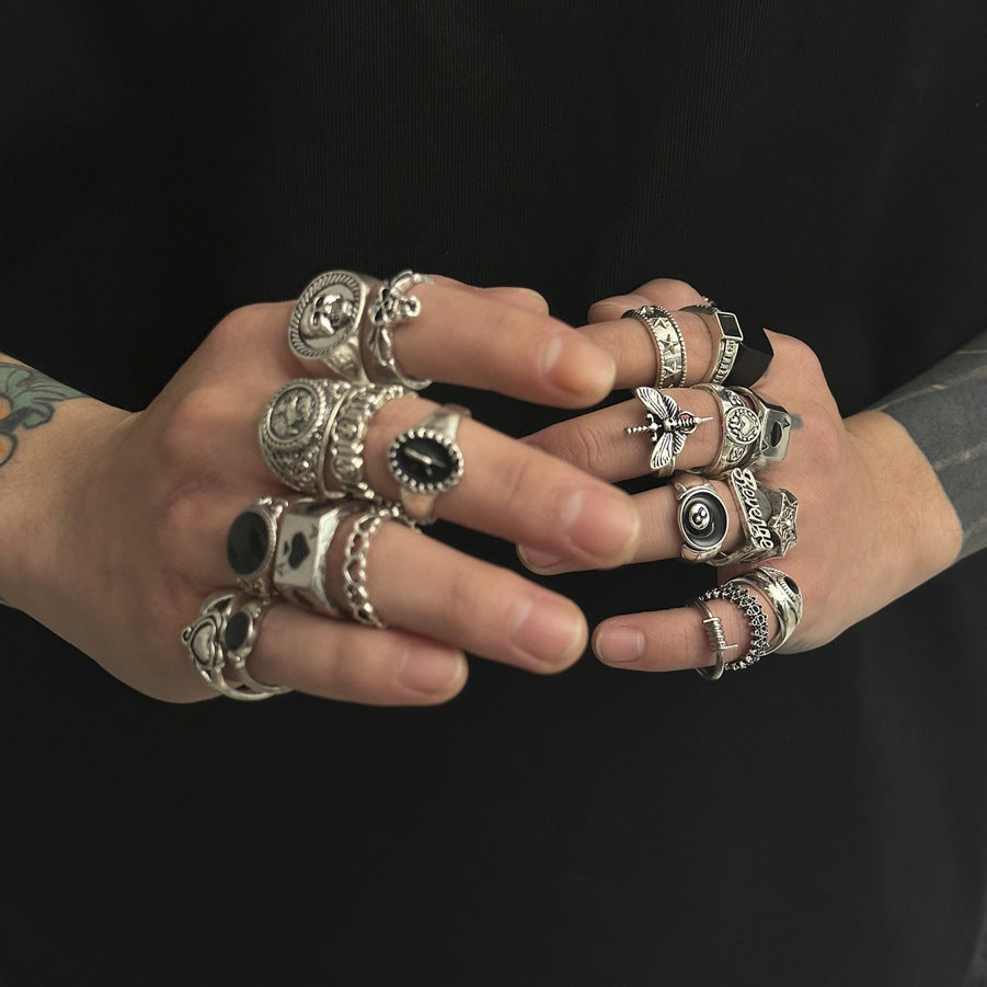 Vintage Gothic Ring Collection