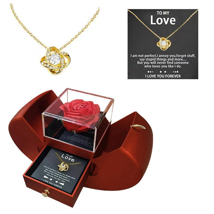 Eternal Knot CZ Necklace