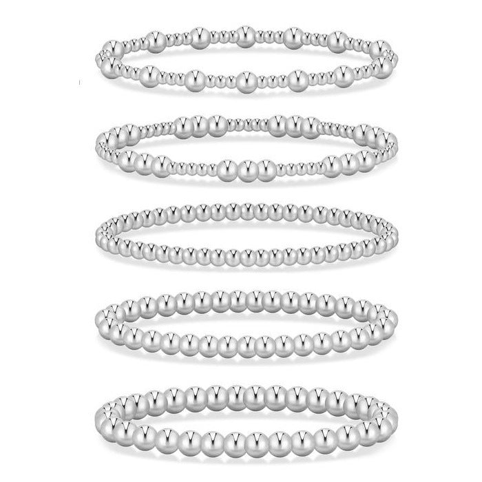 Beaded Stackable Bracelet Set