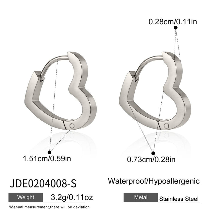 Heart &amp; Star Hoop Earrings
