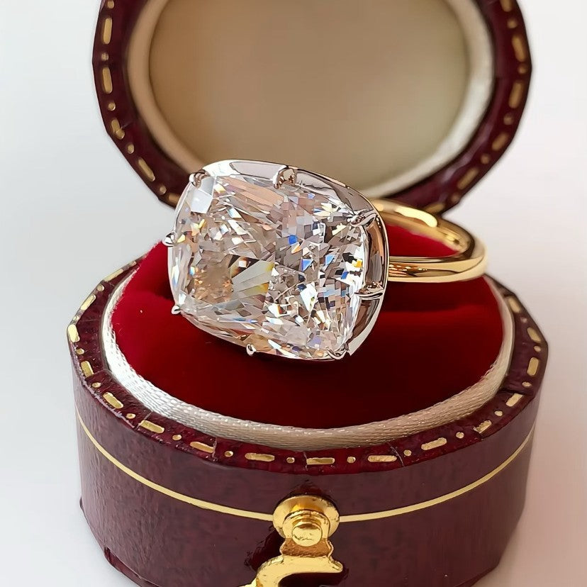 Cushion Sparkle Ring