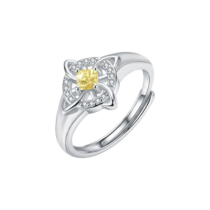 Birthstone Celtic Knot Ring