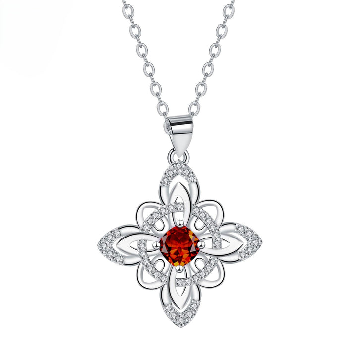 Celtic Birthstone Bloom Necklace