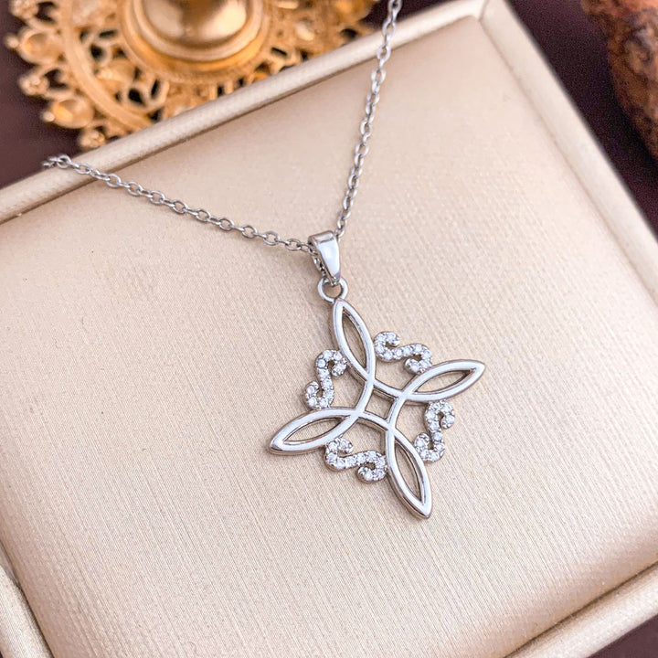 Fourfold Celtic Knot Necklace