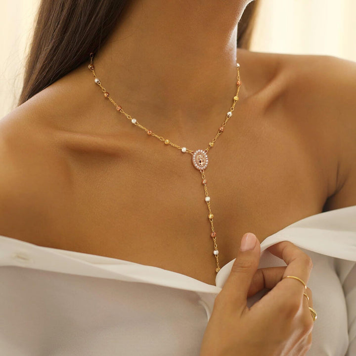 Vintage Cross Layered Necklace