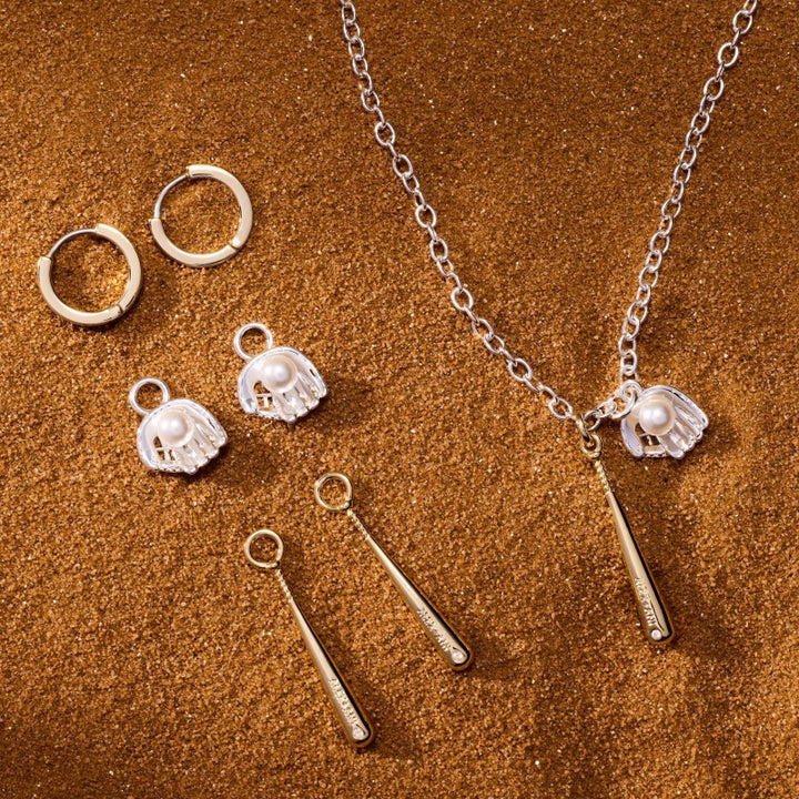 Baseball Fan Pendant Necklace