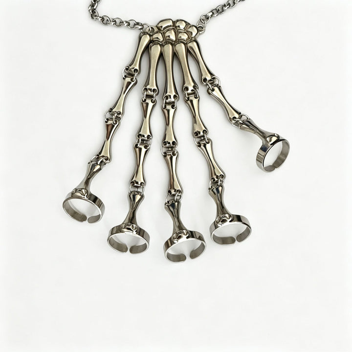 Skeleton Hand Armor Ring Bracelet