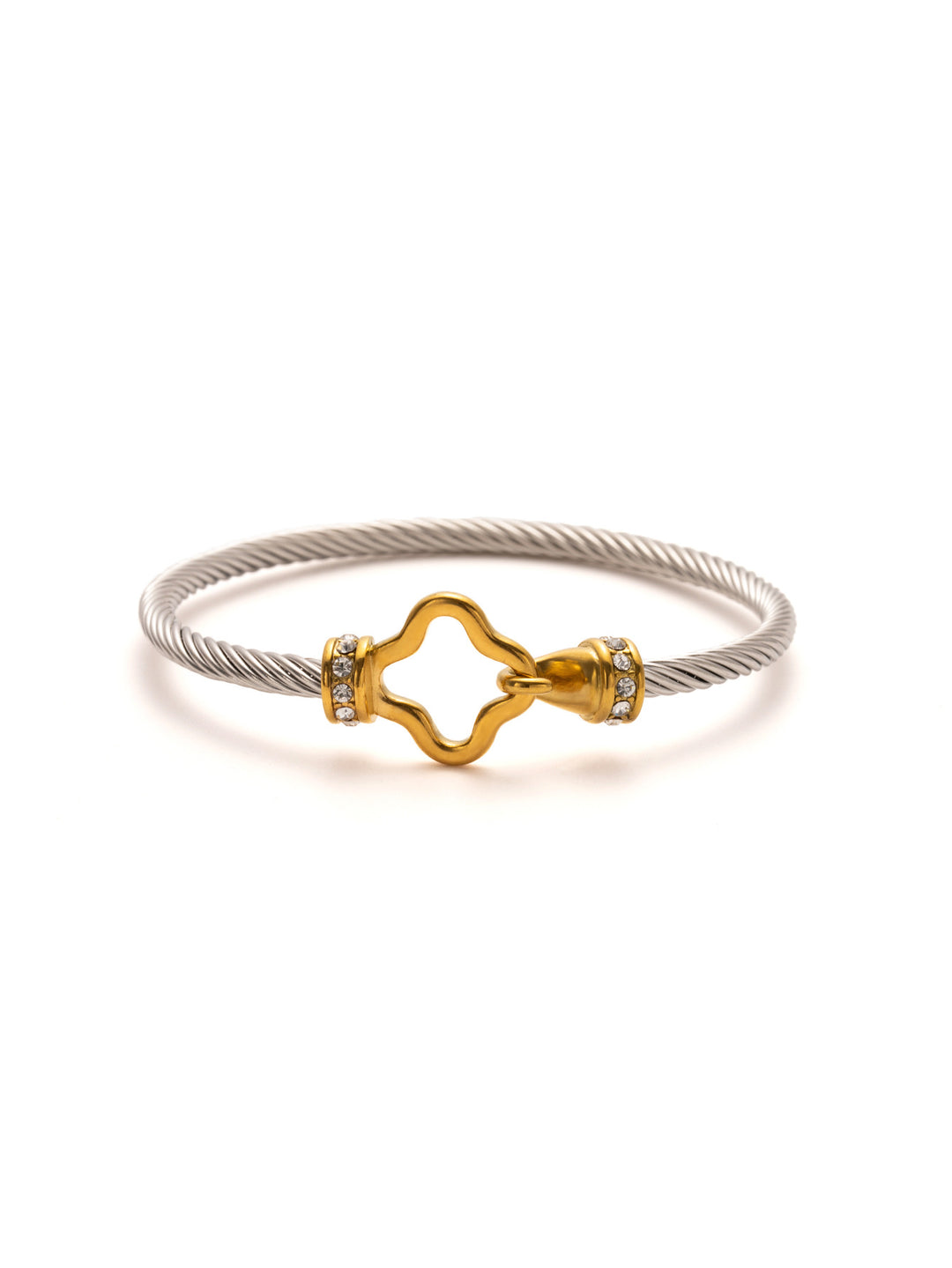 Stainless Steel Cable Cuff Bracelet