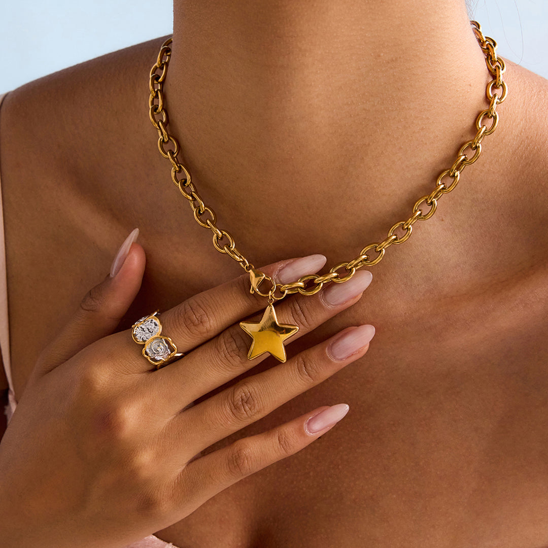 Star Charm Chain Necklace