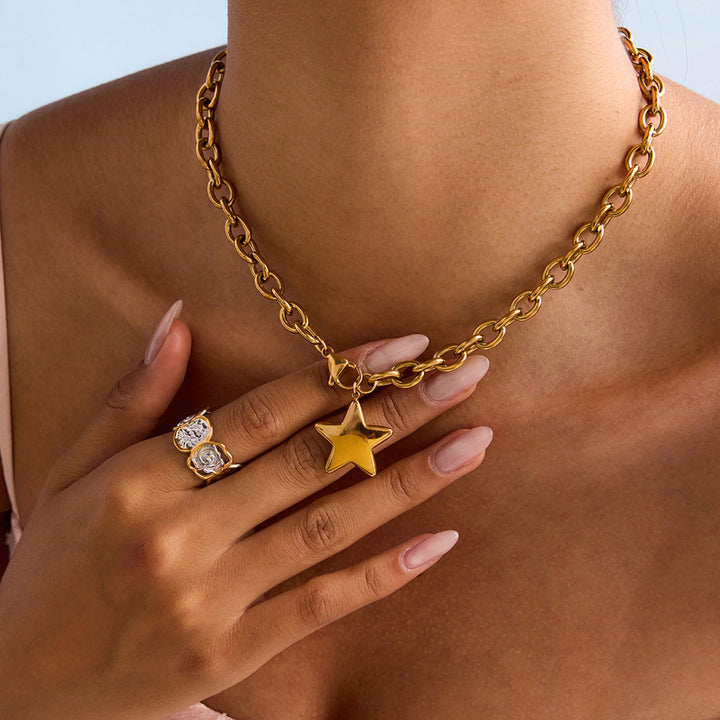 Star Charm Chain Necklace