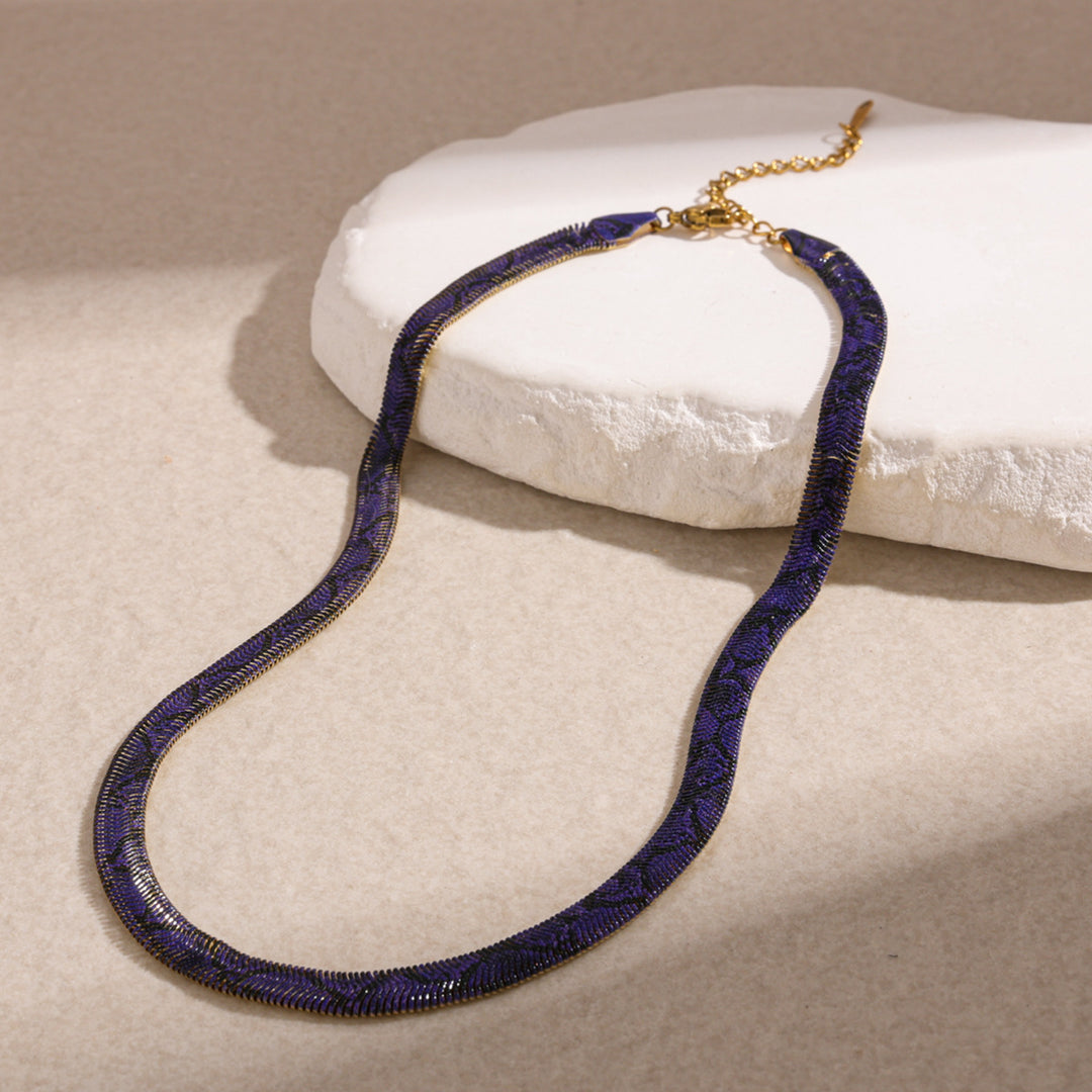 Colorful Snake Chain Necklace