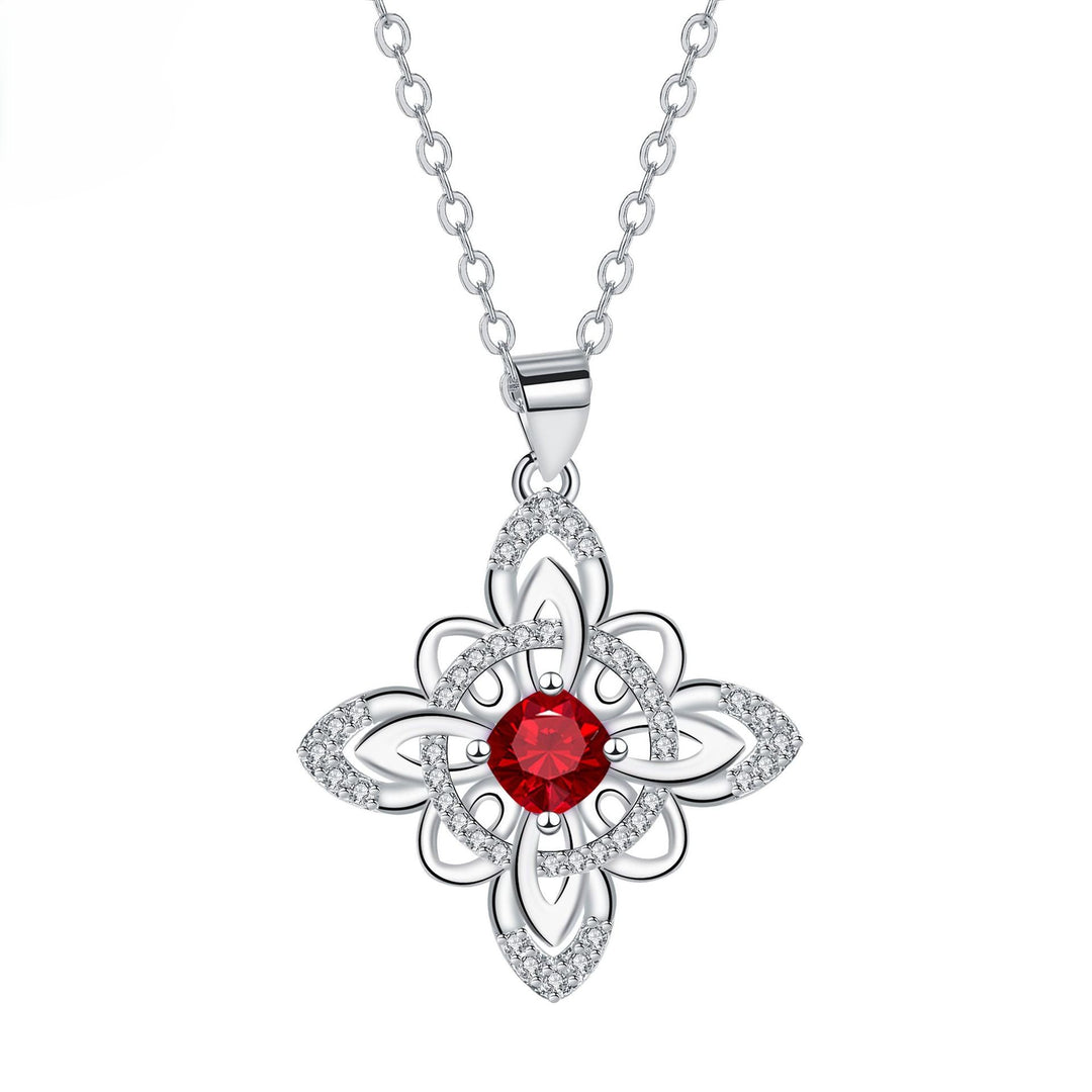 Celtic Birthstone Bloom Necklace