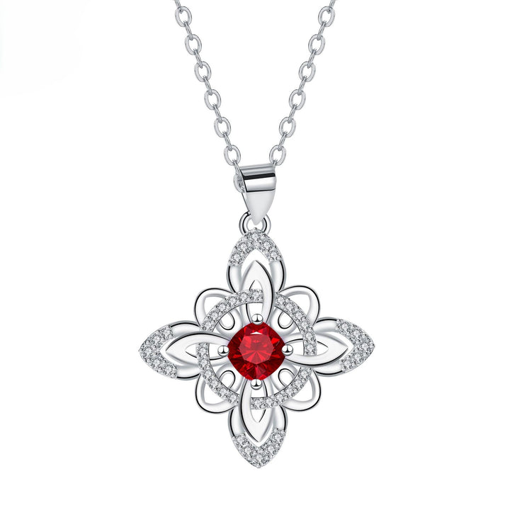 Celtic Birthstone Bloom Necklace
