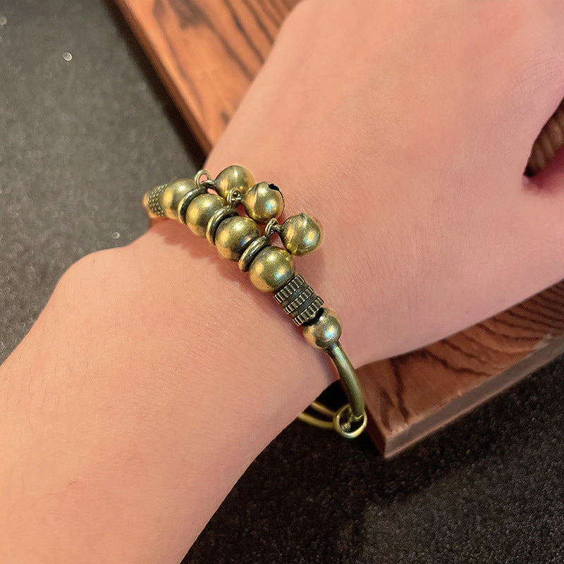 Vintage Bell Charm Bangle