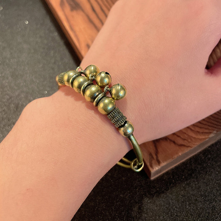 Vintage Bell Charm Bangle