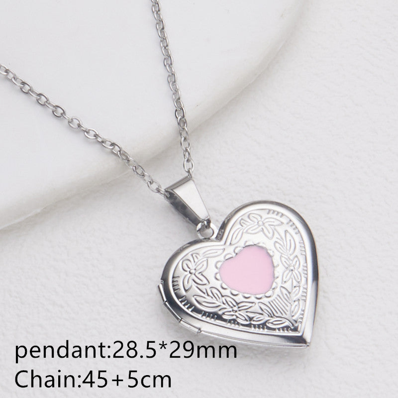 Vintage Heart Locket Necklace