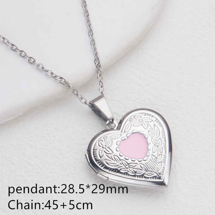 Vintage Heart Locket Necklace
