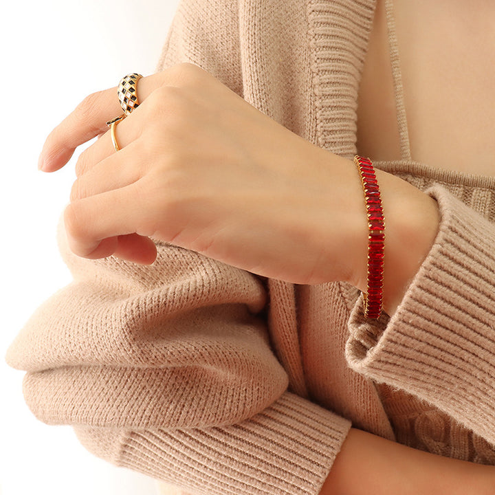 Luxe Zircon Color Bracelet