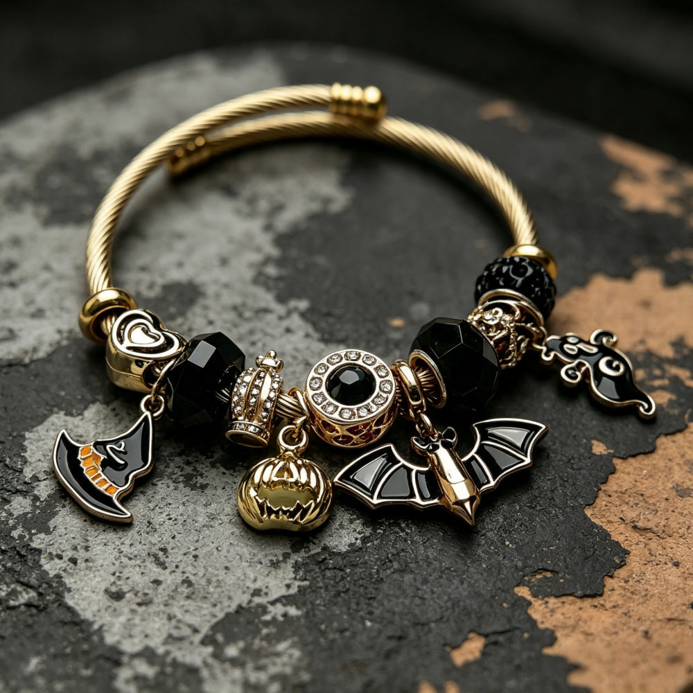 Halloween Charm Bangle