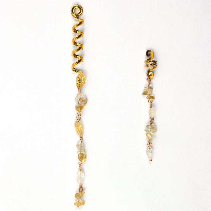 Boho Stone Tassel Hair Accessory