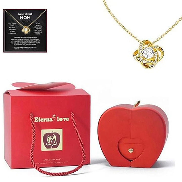 Eternal Knot CZ Necklace