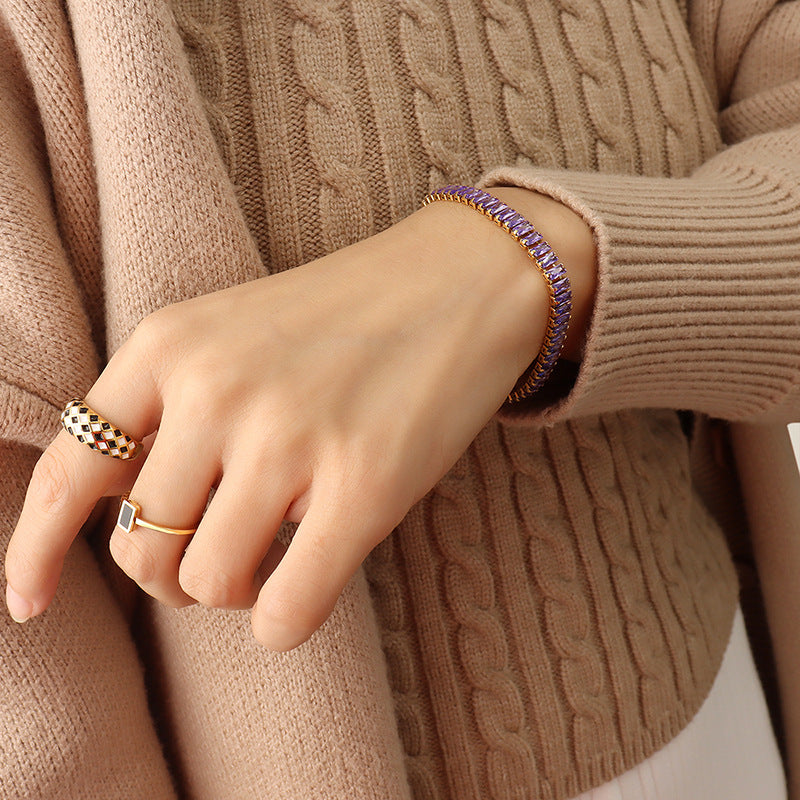 Luxe Zircon Color Bracelet