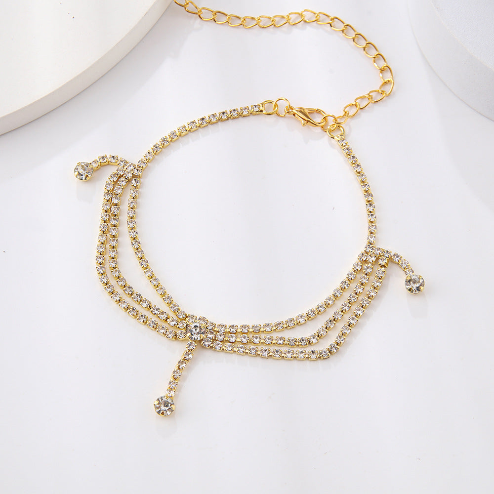 Crystal Cascade Anklet