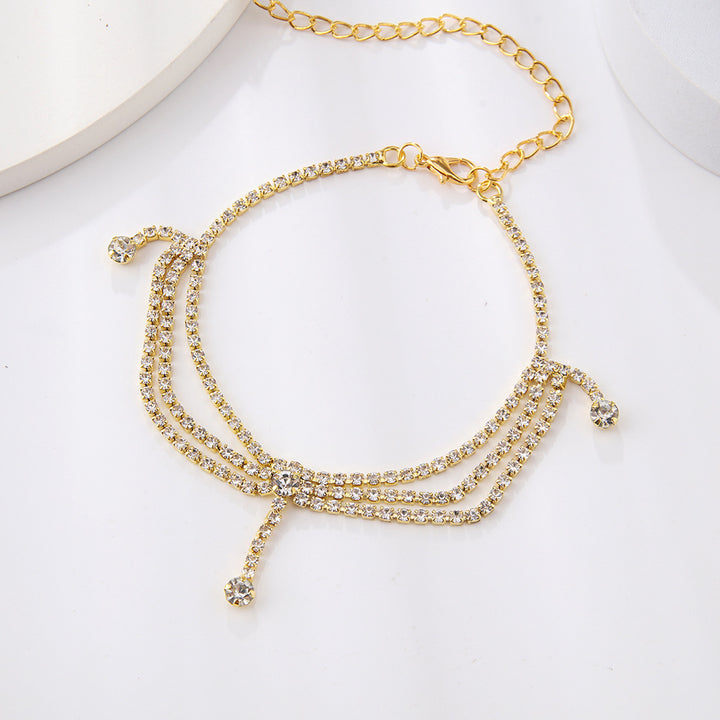 Crystal Cascade Anklet